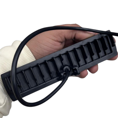 Karry 6 Lens 60W LED Fog Light with Red/Blue DRL | Dual Color | 5 Modes | Waterproof | 1 Piece