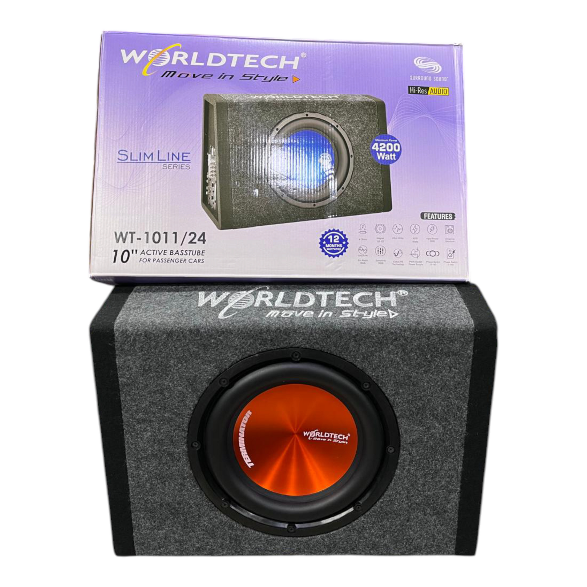 Speakers Worldtech Subwoofer 12 Inch Worldtech Bass Tube 12 Inch