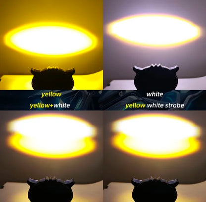 HJG 40W 4 Lens LED Owl Led Fog Lights ( Pack of 2 )