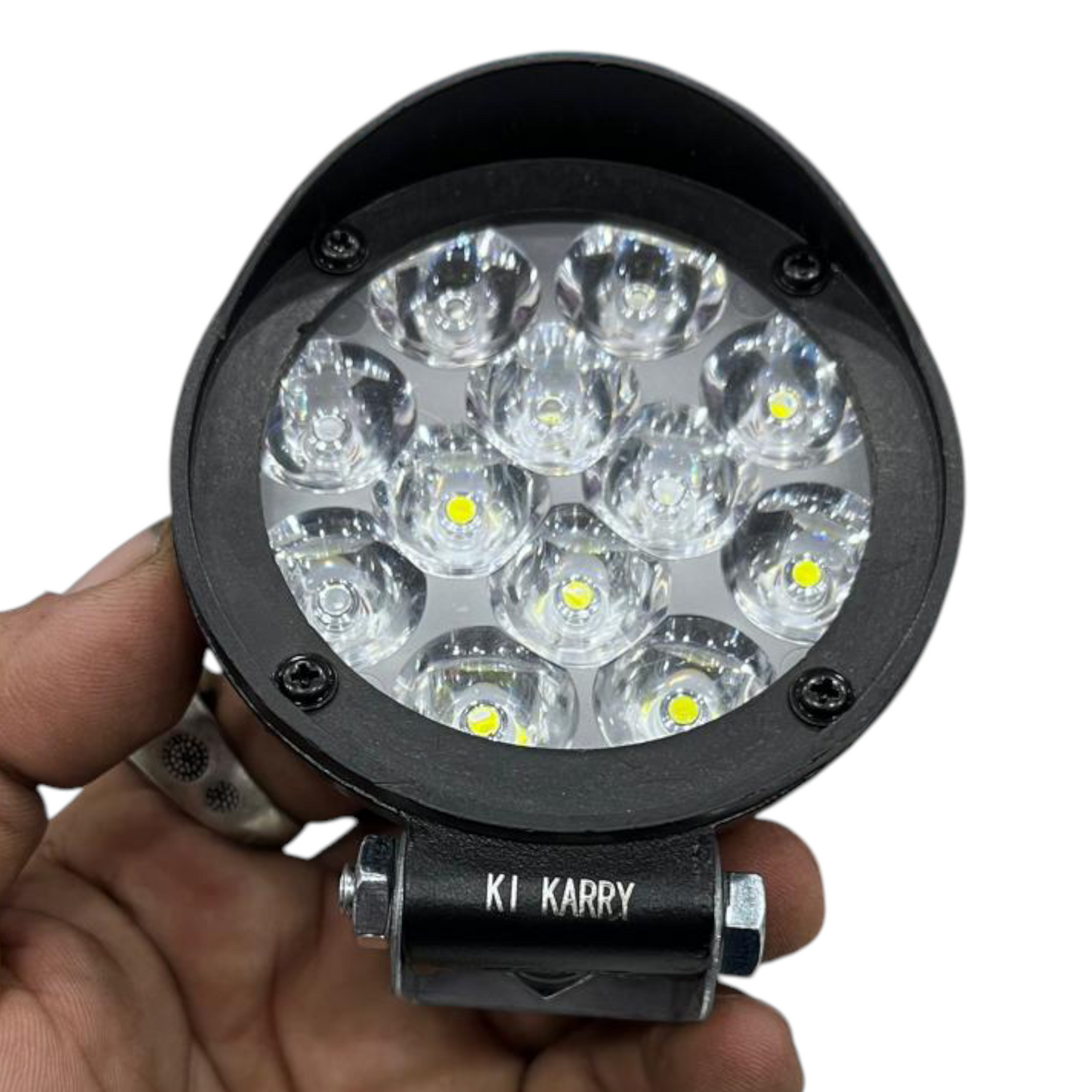 Karry 12 LED Fog Lights (Pair) | 24W per Piece | Waterproof | Easy Installation | 6 Month Guarantee
