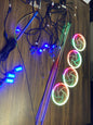 Cardi k4 6 in 1 Series With Voice Control - All Car LED Atmosphere Ambient Lighting Kit Interior Strip Light