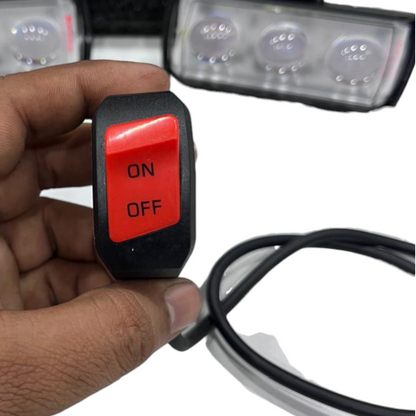 Karry 5-in-1 LED Fog Light 60W (Set of 2) – Free Switch | Waterproof | 5 Function Fog Lamps | 6 Months Replacement Guarantee