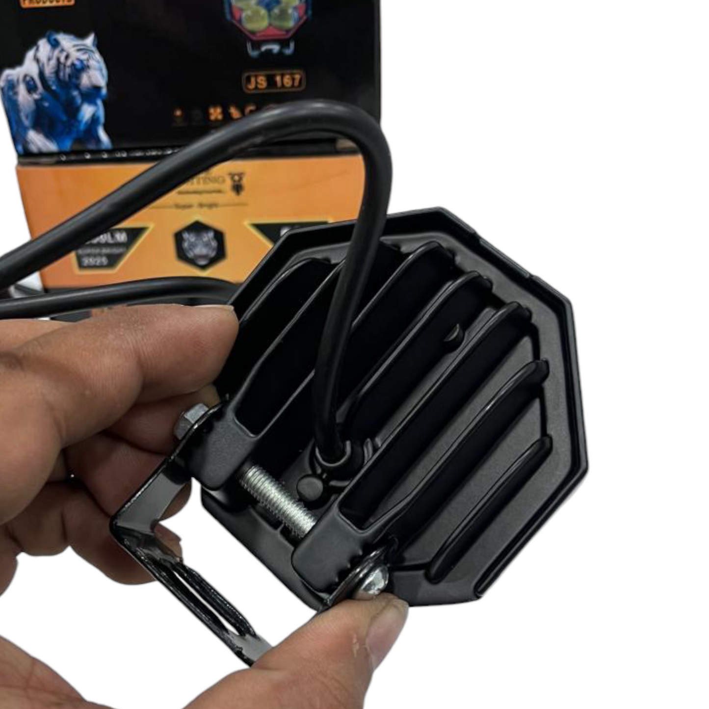 JAS 100W Multi-Function LED Fog Lights – 50W/pc | 5000 Lumens | Dual Colour + Flashing Modes | Pack of 2