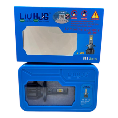 LIU HJG 120W LED Headlight H4 Multi Beam | White / Yellow / Warm White | AC-DC | 1 Year Replacement Guarantee