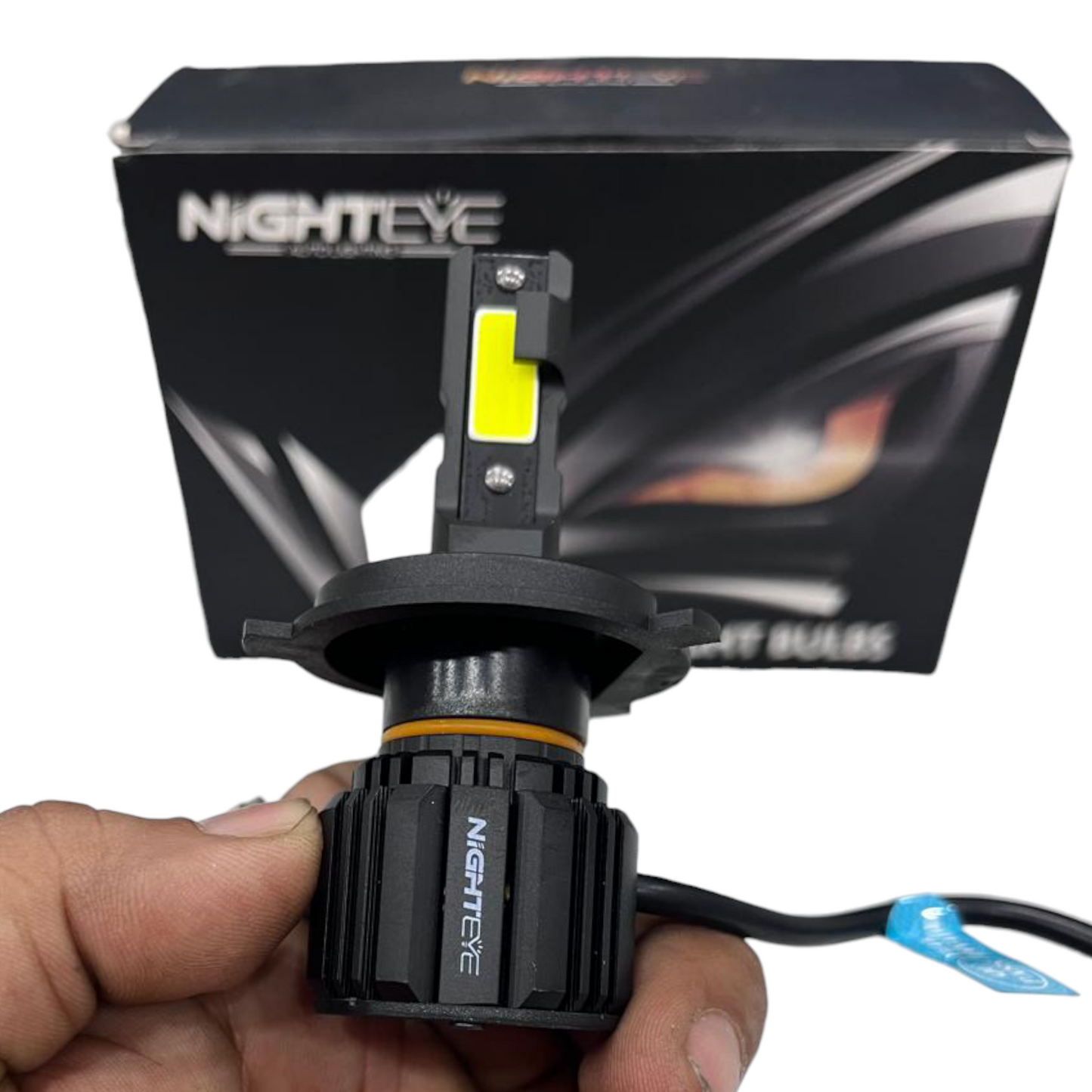 Nighteye 50W LED Headlight (1 Piece) – 6500K Cool White | 3-Year Replacement Guarantee | Original H4 Fit