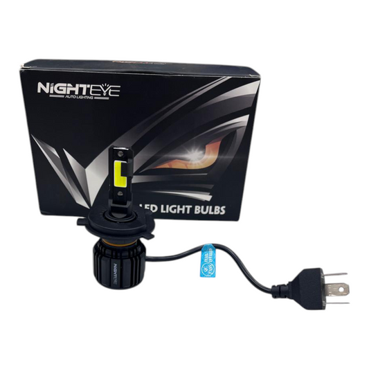 Nighteye 50W LED Headlight (1 Piece) – 6500K Cool White | 3-Year Replacement Guarantee | Original H4 Fit