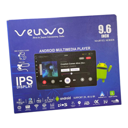 Veuwo Marvel Series 9.6 inch Display Android Player with 1 Year Warranty