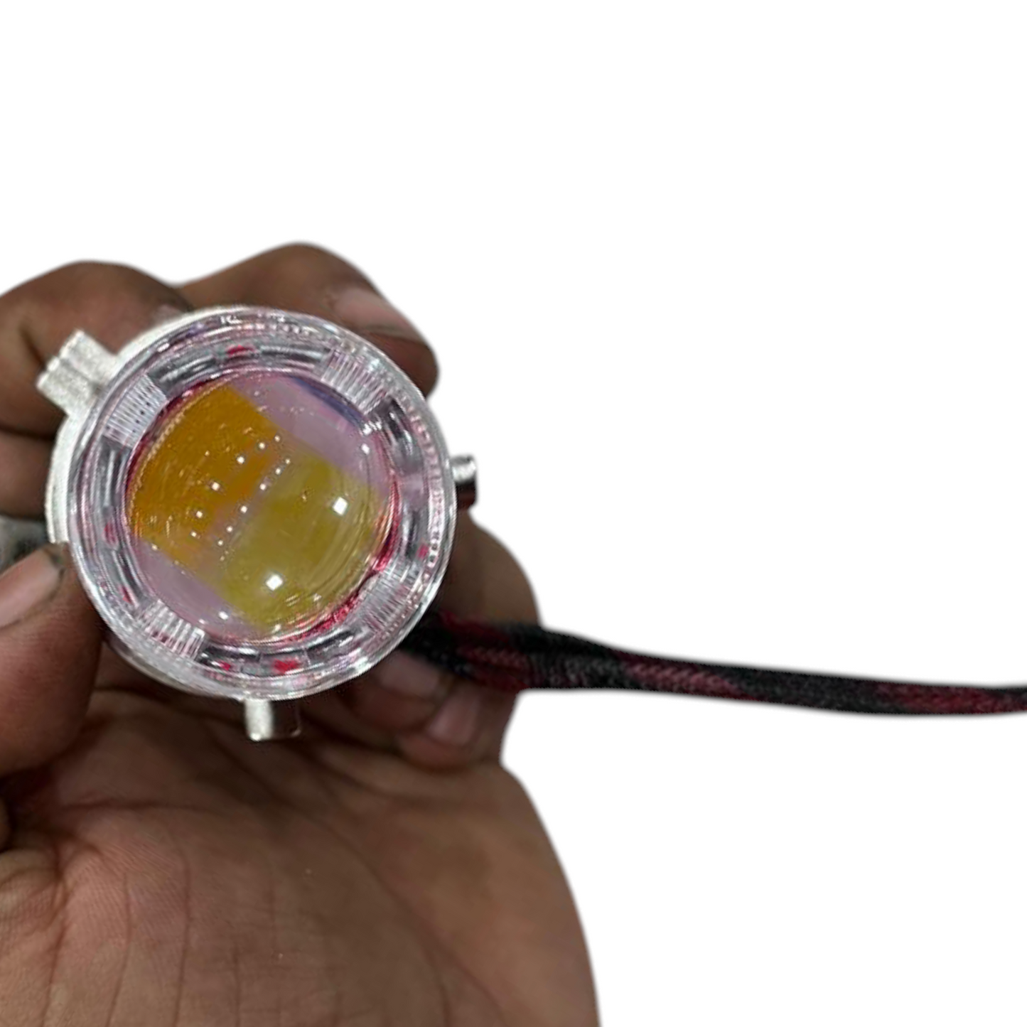 M-TOP 40W Dual-Color Projector Fog Light (1 Pc) – White/Yellow Beam | H4 Fitting | Semi-Curve Lens | 1 Year Replacement Guarantee