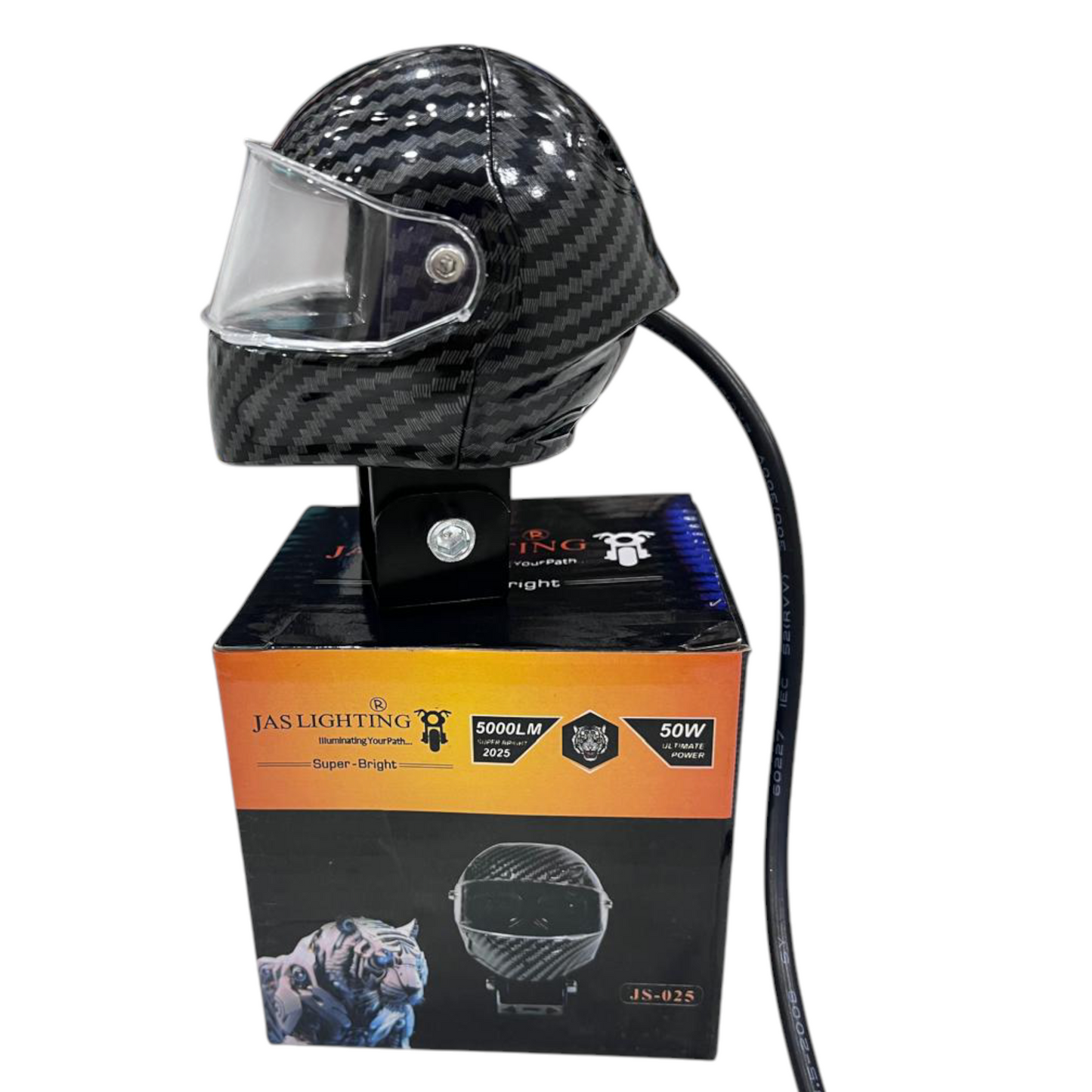 JAS 50W Helmet Fog Light | Genuine 50W Output | Waterproof | 1 Year Replacement Guarantee