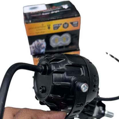 JAS JS-137 60W LED Fog Lights (Set of 2) | Dual Color 4-in-1 with Red Devil Mode