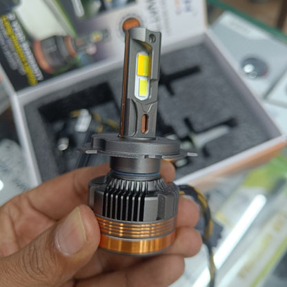 WorldTech 410W AI TRI-Color App Control LED Headlight | Bluetooth 5.0 | Weather Adaptive Lighting