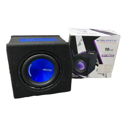 Worldtech WT - 1009 4400W Bass Tube Sub Enclosure Under Seat with Inbuilt Mono Amplifiers