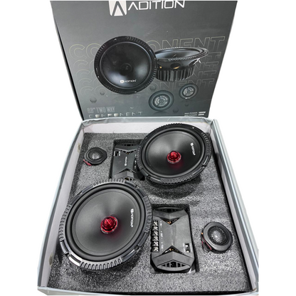 Adition 6.5Inch Component Speakers set with 1 Year Warranty