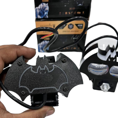 JAS Batman 80W Pair Fog Lights (Dual Color + RGB DRL | Pack of 2) – Waterproof, Flash Mode, 1-Year Guarantee