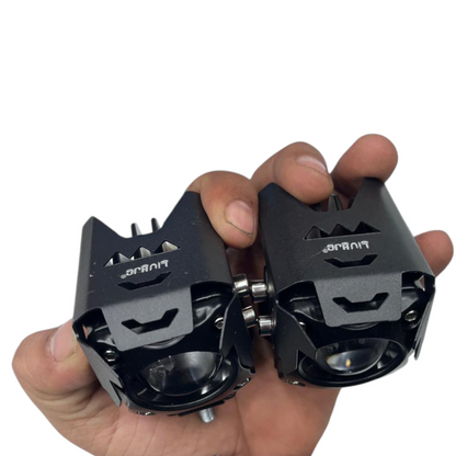 HJG Bullet 40W Fog Lights (Set of 2) | 5 Mode Waterproof LED Fog Lamps