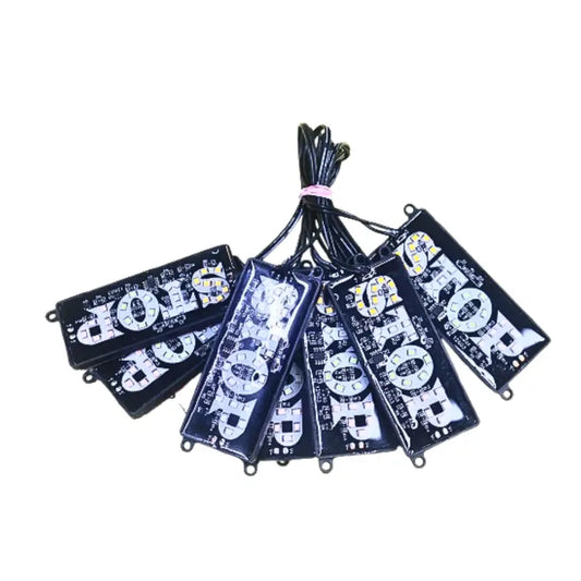 Jai Shree Ram, BOSS, STOP and Running Police Module LED Light