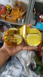 KiKarry Golden Polish Chrome Snail Trumpet Horn