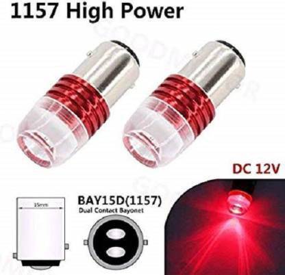 Brake Light, Reversing Light, Tail Light, Parking Light LED (Universal For Bike, Universal For Car, Pack of 2)