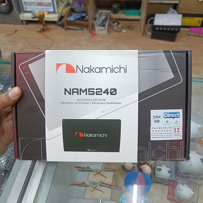 Nakamichi NAM-5240 9-Inch Android Car Stereo | Wireless CarPlay & Android Auto | 2GB RAM 32GB ROM