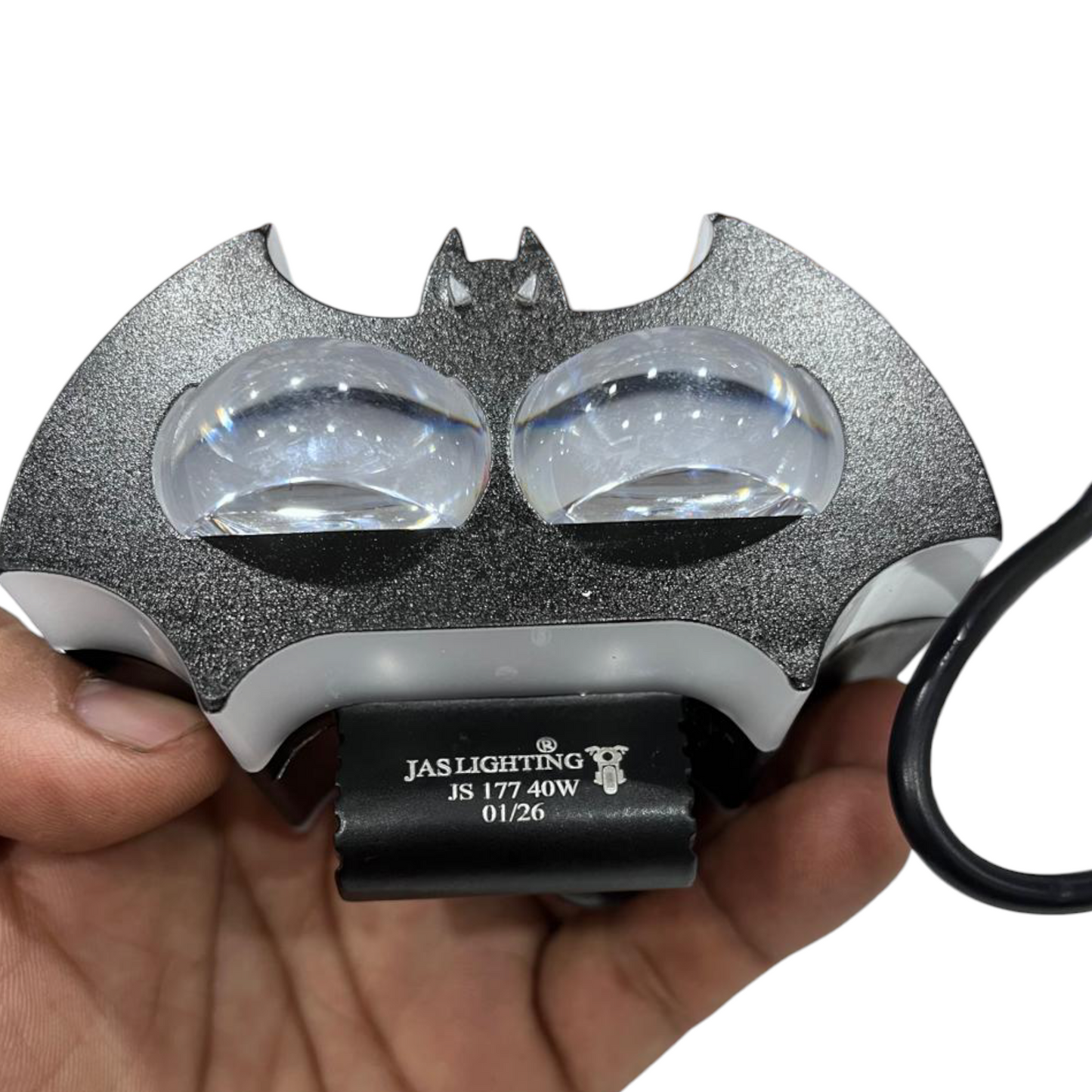 JAS Batman 80W Pair Fog Lights (Dual Color + RGB DRL | Pack of 2) – Waterproof, Flash Mode, 1-Year Guarantee