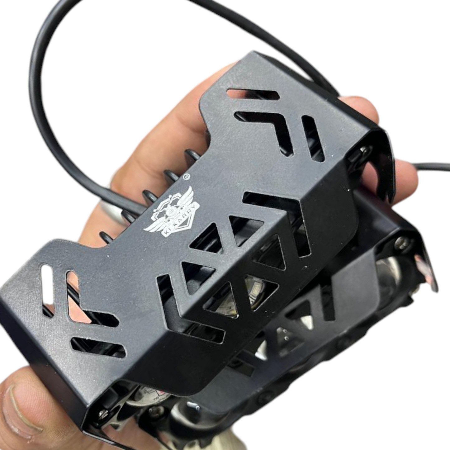 Karry JS33 3 Lens LED Fog Lights 28W/PC (Set of 2) | Metal Body Waterproof Fog Lamps