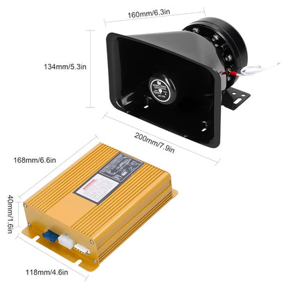 200W American Federal Wireless Remote Control VIP Siren