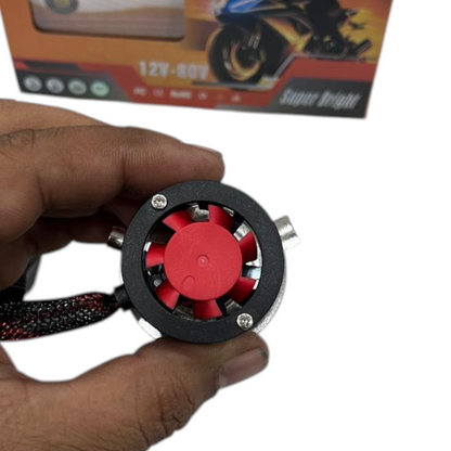 M-TOP 40W Dual-Color Projector Fog Light (1 Pc) – White/Yellow Beam | H4 Fitting | Semi-Curve Lens | 1 Year Replacement Guarantee