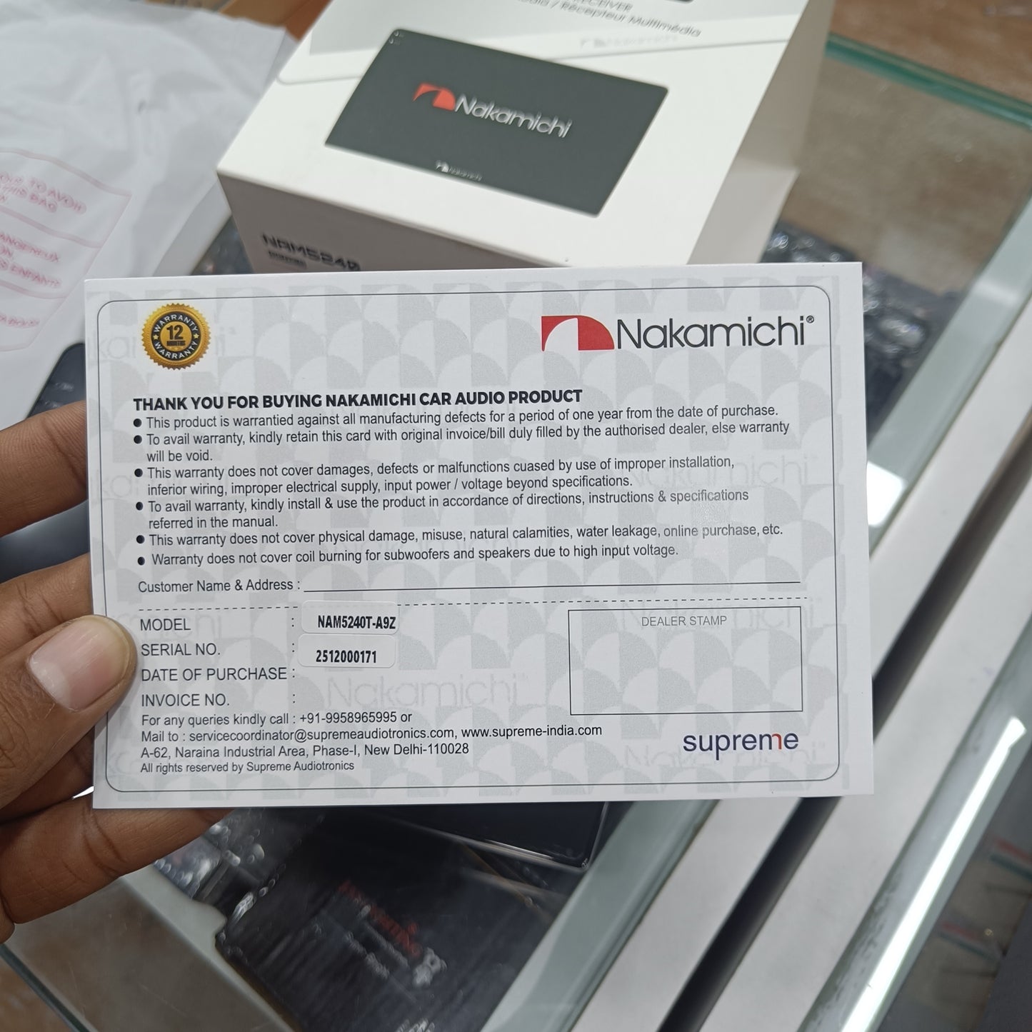 Nakamichi NAM-5240 9-Inch Android Car Stereo | Wireless CarPlay & Android Auto | 2GB RAM 32GB ROM