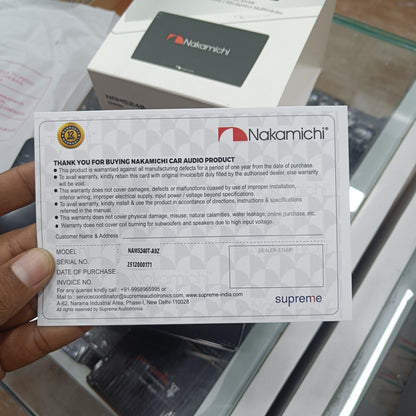 Nakamichi NAM-5240 9-Inch Android Car Stereo | Wireless CarPlay & Android Auto | 2GB RAM 32GB ROM