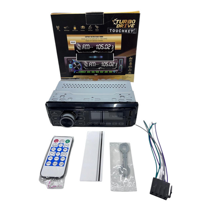 Turbo Drive Touch Key DSP Car Audio Player | Bluetooth | Dual USB | DSP Sound | 2 Year Warranty
