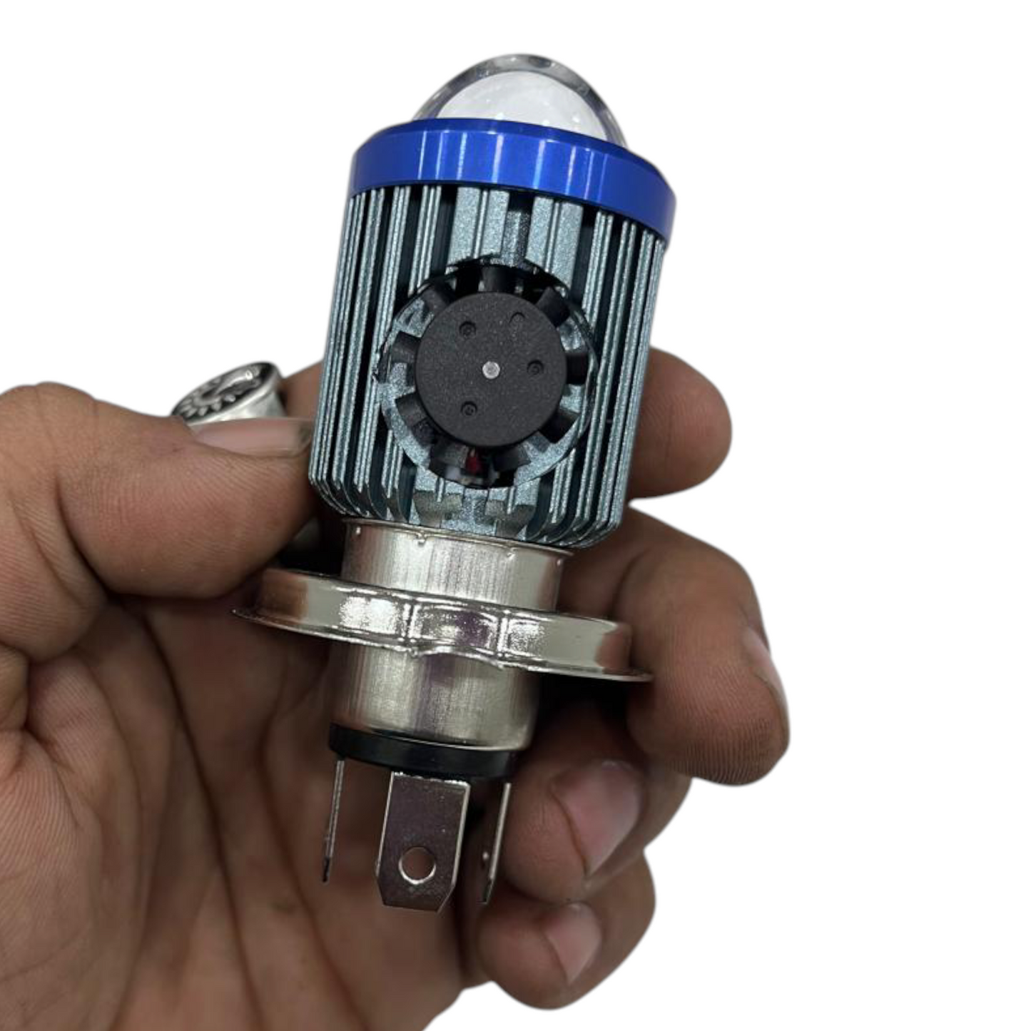 LIU HJG H4 LED Headlight Projector 40W | Dual Colour High-Low Beam | Inbuilt Fan | Easy Installation