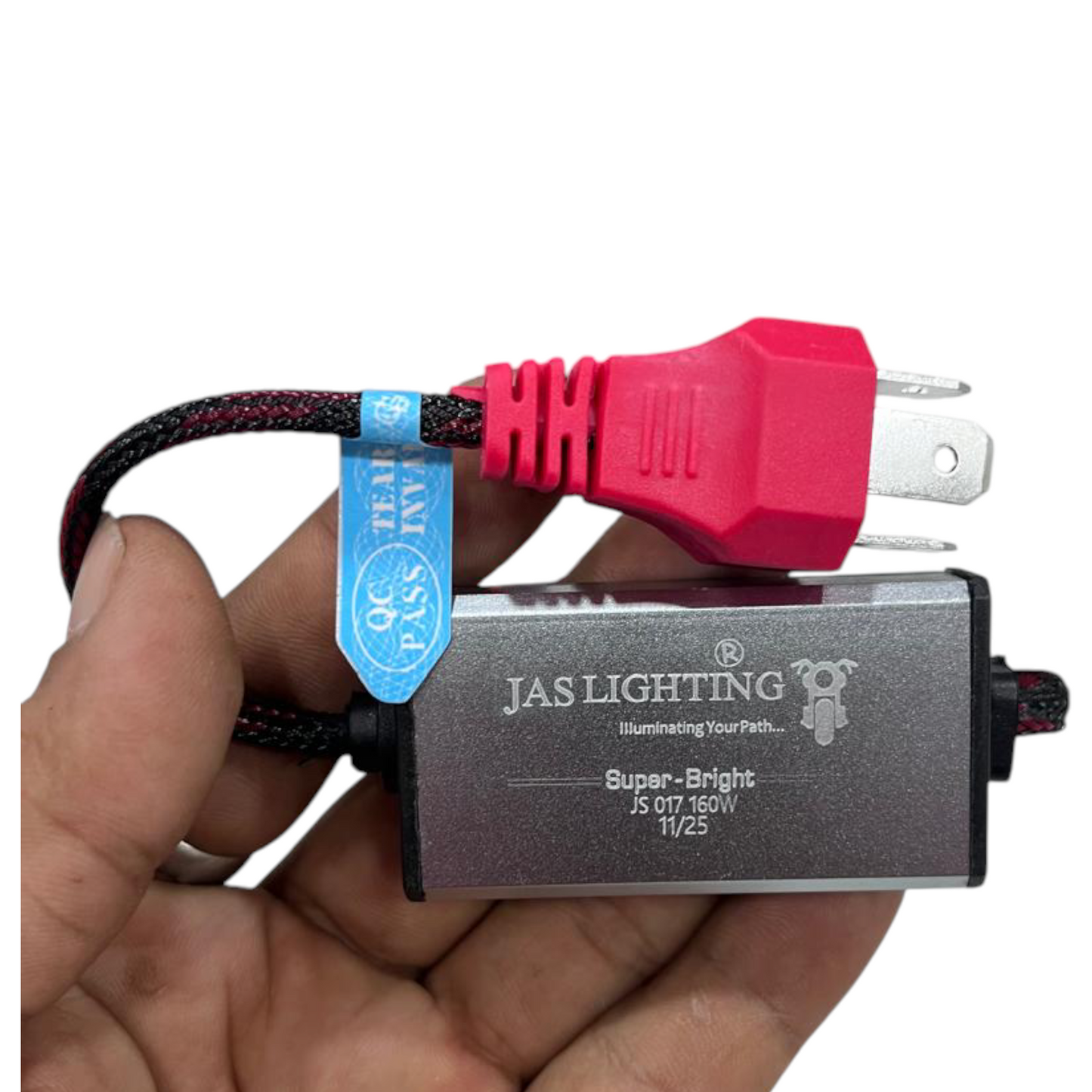 JAS 160W LED Headlight (1 Pc) – Super Bright Performance with 1 Year Guarantee