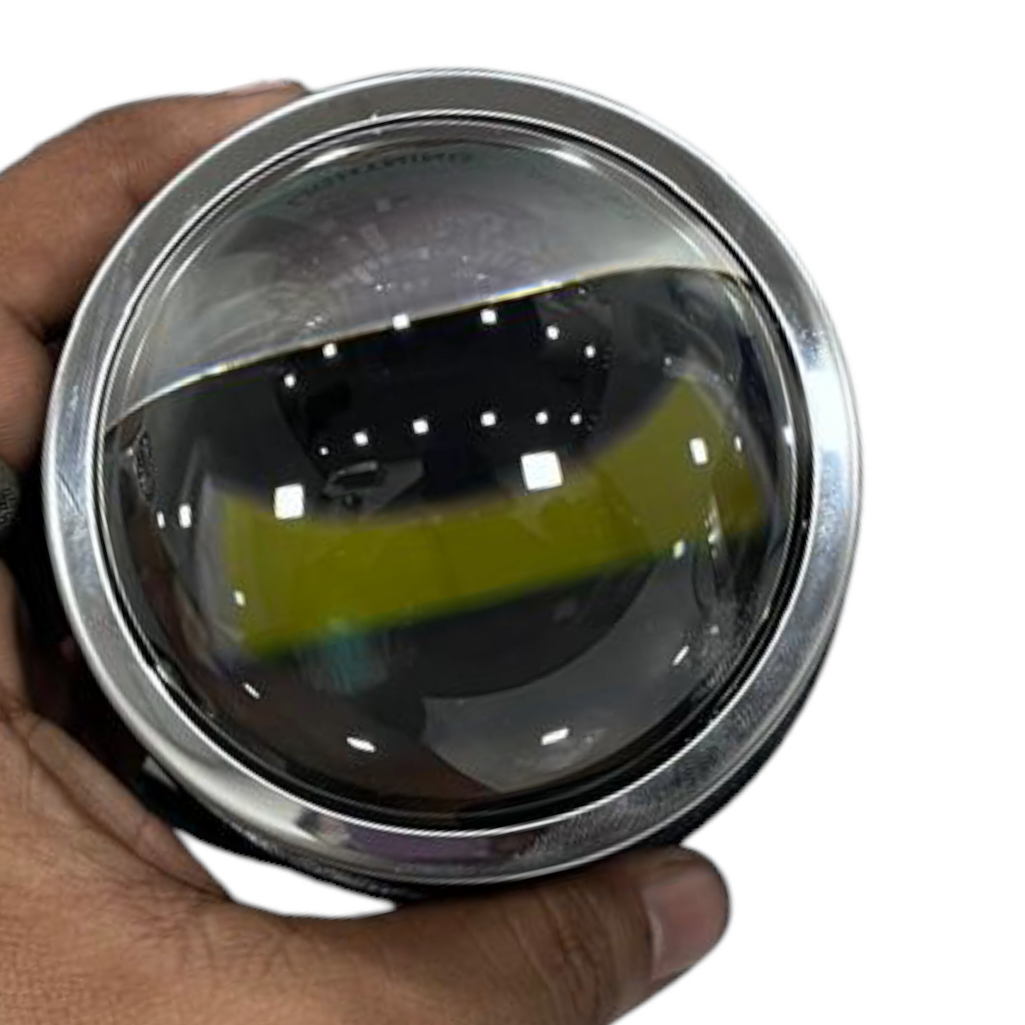 Karry 3-Inch Tri-Color Bi-LED Projector Fog Lights (Set of 2) – 200W Output | Yellow/White/Combo | 2-Year Replacement Guarantee