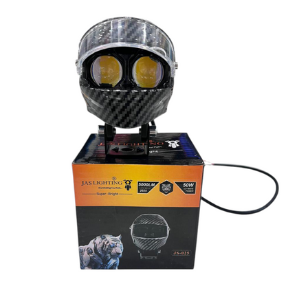 JAS 50W Helmet Fog Light | Genuine 50W Output | Waterproof | 1 Year Replacement Guarantee