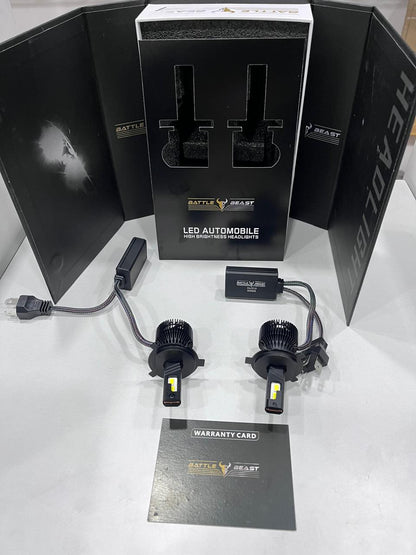 Battlebeast 250W LED Headlight (Pack of 2) – Ultra Bright with 2 Year Guarantee