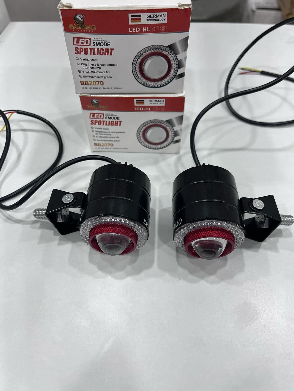 Baobao BB2070 RGB DRL Fog Lights (Set of 2) – Multi-Color Bluetooth Controlled