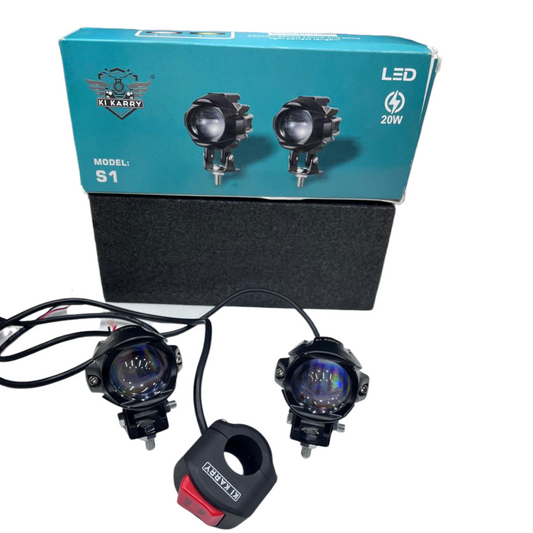 Karry 40W LED Fog Lights | 5 Modes | Waterproof | High Output | Pack of 2