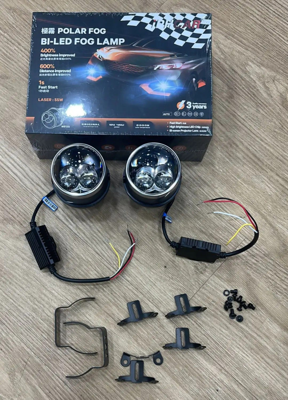 IPH Car M512S Polar Fog Bi-LED Fog Lamp (3 Inch | Dual Laser)