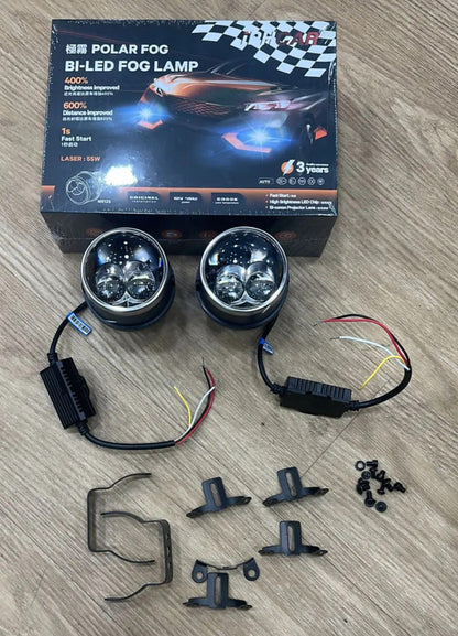 IPH Car M512S Polar Fog Bi-LED Fog Lamp (3 Inch | Dual Laser)