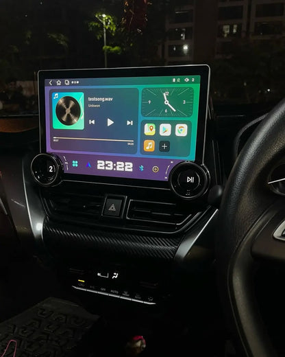Gemstone 10.1" 2K QLED Android Car System 4GB RAM, 64GB Storage, Apple CarPlay