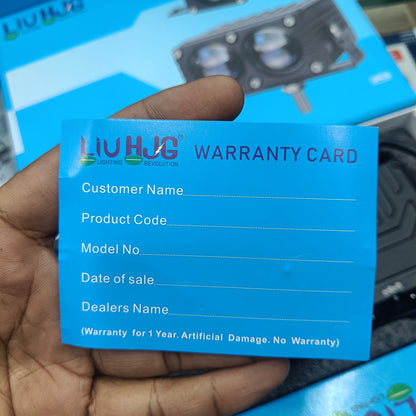 HJG Blaze 2 Waymaker Pro 160W LED Fog Lights (2 Pcs) – Dual Lens Laser Spot & Wide Spread | Red DRL | White/Yellow Modes | Universal for Cars & Bikes