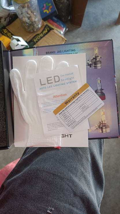 JAS 250W Dual Copper Tubes Led Headlight with 1+1 Year Warranty