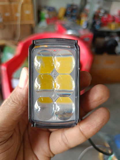BAOBAO 6 Led 6 Mode Spot Light with Red Blue Flasher (1 Pcs)