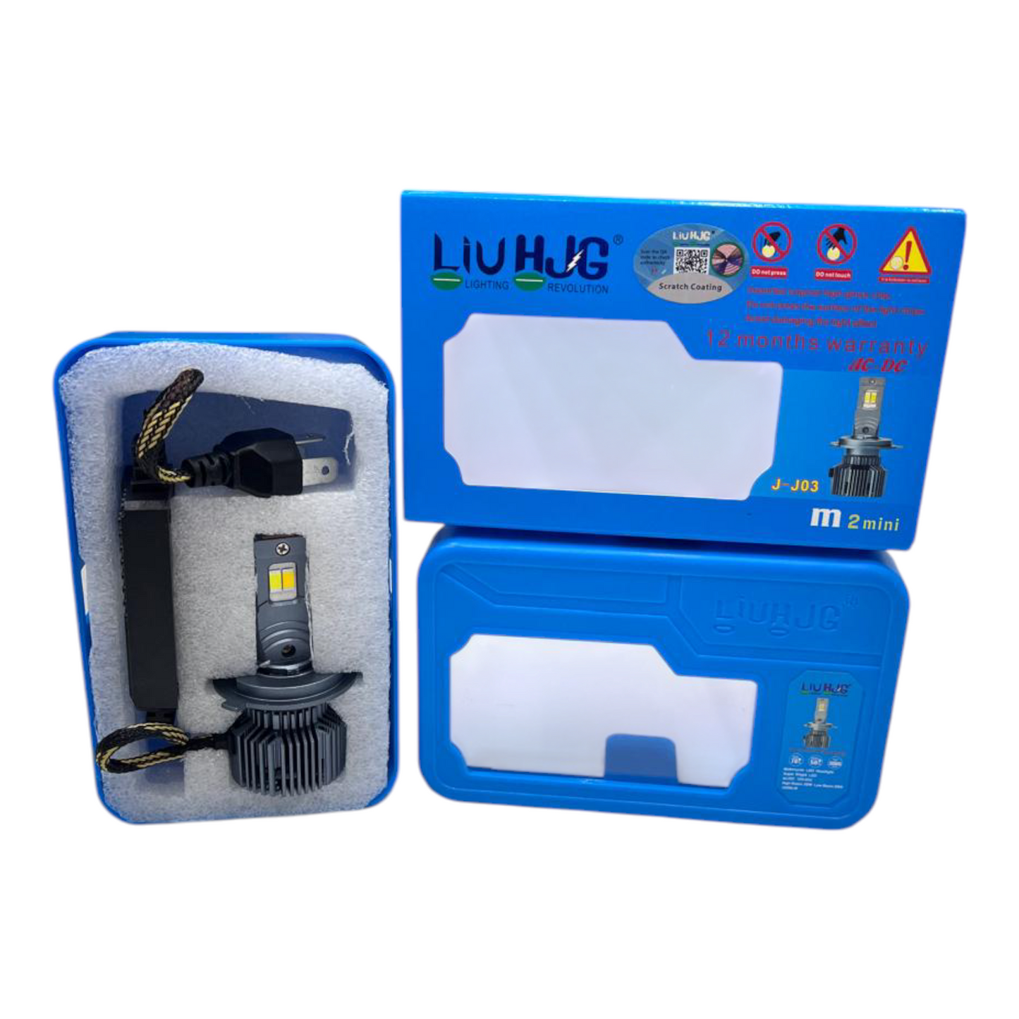 LIU HJG 120W LED Headlight H4 Multi Beam | White / Yellow / Warm White | AC-DC | 1 Year Replacement Guarantee