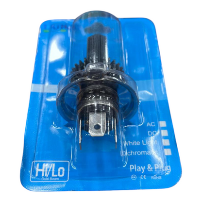 HJG Triangle Dual Color LED Headlight | Waterproof IP68 | Easy Fit for Two Wheelers | 1 Piece