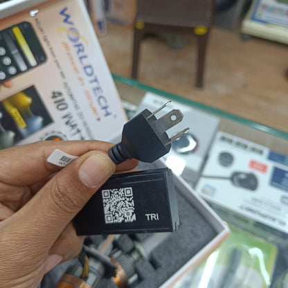 WorldTech 410W AI TRI-Color App Control LED Headlight | Bluetooth 5.0 | Weather Adaptive Lighting