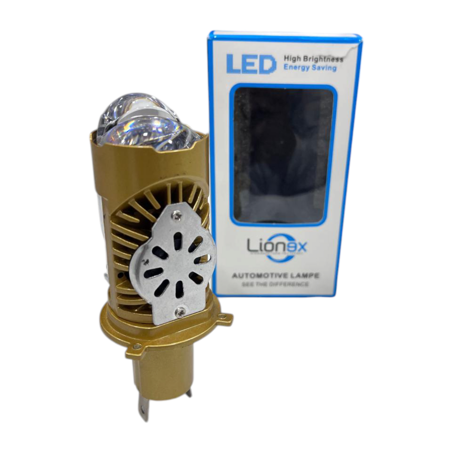 Lionex 80W Dual Lens LED Projector Headlight (1 Pc) – 2 Year Guarantee | Ultra Bright Beam