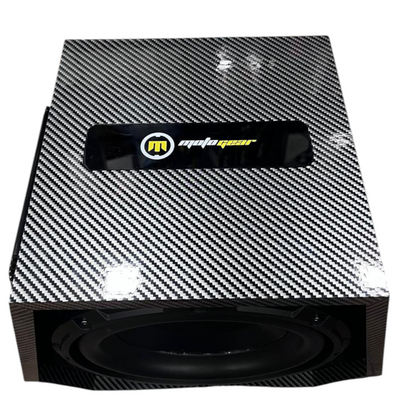 Motogear Megablast 10-Inch Dual Woofer Enclosure with Inbuilt Amplifier – 600W Power | 1-Year Guarantee