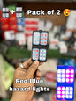 2 Colour Light RGB Hazard Light (2 Pcs)