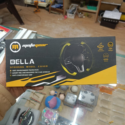 Carbon Steering Wheel Cover Bella X1 – Premium Anti-Slip Universal Fit for Cars